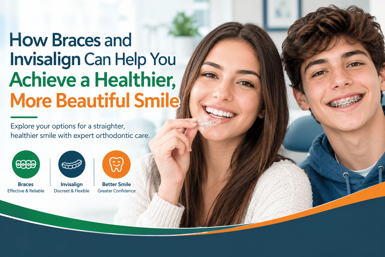 How Braces and Invisalign Create a Healthier Smile